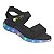 Sandália Infantil Menino Kidy Wave Led- Preto/ Azul - Imagem 2