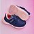 Tênis Infantil Menina Pampili Mini Soft- Marinho/ Rosa - Imagem 3