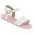 Sandália Infantil Menina Molekinha Turim- Branco - Imagem 2