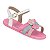Sandália Infantil Menina Molekinha Turim Verniz- Branco/ Rosa Ballet/ Azul - Imagem 2