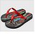 Chinelo Infantil Menino Ipanema Temas- Preto/ Vermelho - Imagem 2