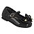 Sapatilha Infantil Menina Molekinha Verniz Premium Laço- Preto/ Preto - Imagem 2