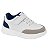 Tênis Infantil Menino Molekinho Floter Velcro- Branco/Cinza/ Marinho - Imagem 1