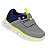 Tênis Infantil Menino Molekinho Mesh Led- Cinza/ Verde - Imagem 2