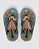 Chinelo Infantil Menino Ipanema Anatômica Dinossauro- Verde/ Laranja - Imagem 2