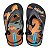 Chinelo Infantil Menino Ipanema Baby- Preto/ Laranja - Imagem 1