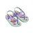Chinelo Infantil Menina Ipanema Baby- Verde/ Rosa - Imagem 2
