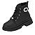 Bota Coturno Infantil Menina Molekinha Zurique Milano- Preto - Imagem 3