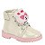 Bota Coturno Infantil Molekinha Brilho Paris- Branco OFF/ Gliter - Imagem 4
