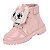 Bota Coturno Infantil Molekinha Brilho Paris Gliter- Rosa - Imagem 4