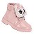 Bota Coturno Infantil Molekinha Brilho Paris Gliter- Rosa - Imagem 2