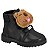 Bota Coturno Infantil Molekinha Brilho Paris Gliter- Preto - Imagem 3