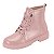 Bota Coturno Infantil Molekinha Brilho Paris Milano- Rosa - Imagem 3