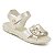 Sandália Infantil Menina Klin Tic Tac- OFF White - Imagem 2