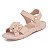 Sandália Infantil Menina Klin Tic Tac- Rosa - Imagem 3