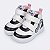 Tênis Infantil Menina Pampili Yumi- Branco/ Preto - Imagem 2