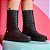 Bota Infantil Menina Pampili Flora- Preto/ Preto - Imagem 3
