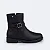 Bota Infantil Menina Cano Curto Pampili Safira- Preto - Imagem 1