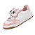 Tênis Infantil Menina Molekinha london- Branco/ Rosa/ Rosa - Imagem 3