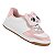 Tênis Infantil Menina Molekinha london- Branco/ Rosa/ Rosa - Imagem 2