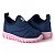 Tênis Infantil Menina Slip Novopé-Marinho/ Rosa BB - Imagem 1