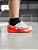 Chuteira Infantil Molekinho Sport- Branco/ Coral Neon/ Preto - Imagem 2