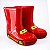 Galocha Infantil Menino Carros- Vermelho - Imagem 1