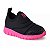 Tênis Infantil Menina Novopé- Preto/ Gliter/ Pink - Imagem 2