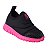 Tênis Infantil Menina Novopé- Preto/ Gliter/ Pink - Imagem 4