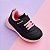 Tênis Infantil Menina Pampili Mini Soft- Preto/ Rosa - Imagem 3