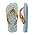 Chinelo Infantil Menina Havaianas Kids Flores- Azul Maceio - Imagem 3
