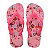 Chinelo Infantil Menina Havaianas Kids Flores- Manga Rosa - Imagem 1