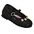 Sapatilha Infantil Molekinha Flor Verniz- Preto - Imagem 2