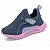 Tênis Infantil Menina Klin New Sport Mini- Chumbo/ Azul/ Rosa - Imagem 3