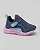 Tênis Infantil Menina Klin New Sport Mini- Chumbo/ Azul/ Rosa - Imagem 3