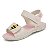 Sandália Infantil Menina Klin Tic Tac- OFF White/ Rosa Claro - Imagem 3