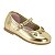 Sapatilha Infantil Menina Molekinha Premium Flor- Dourado - Imagem 2