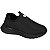Tênis Infantil Menina Molekinha Slip Velvet- Preto/ Preto - Imagem 1