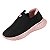 Tênis Infantil Menina Molekinha Slip Velvet- Preto/ Rosa - Imagem 3