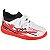 Chuteira Infantil Menino Molekinho Baby Sport- Branco/ Coral Neon - Imagem 1