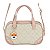 Bolsa Infantil Menina Molekinha Sardenha- Branco OFF/ Rose - Imagem 1