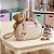 Bolsa Infantil Menina Molekinha Sardenha- Branco OFF/ Rose - Imagem 2