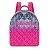 Mochila Infantil Menina Molekinha Lurex- Cristal /Pink/ Turquesa - Imagem 1