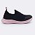 Tênis Infantil Menina Pampili Mini Soft Slip- Preto/ Rosa - Imagem 2