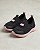 Tênis Infantil Menina Pampili Mini Soft Slip- Preto/ Rosa - Imagem 5