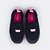 Tênis Infantil Menina Pampili Mini Soft Slip- Preto/ Rosa - Imagem 4