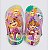 Chinelo infantil Menina Patrulha Canina- Verde/ Lilás Glitter - Imagem 1