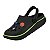Babuche Infantil Menino Molekinho Gaspea- Preto /Amarelo Neon - Imagem 3