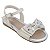 Sandália infantil Menina Pampili Mili- OFF/ White - Imagem 1