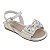 Sandália infantil Menina Pampili Mili- OFF/ White - Imagem 4